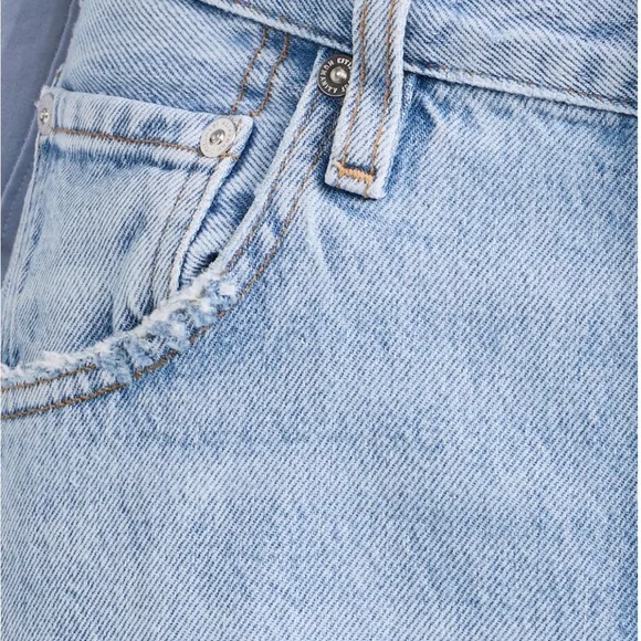 🎉HP🎉 Citizens of Humanity Ayla Baggy Cuffed Cropped Jeans in Pagoda - Picture 4 of 6